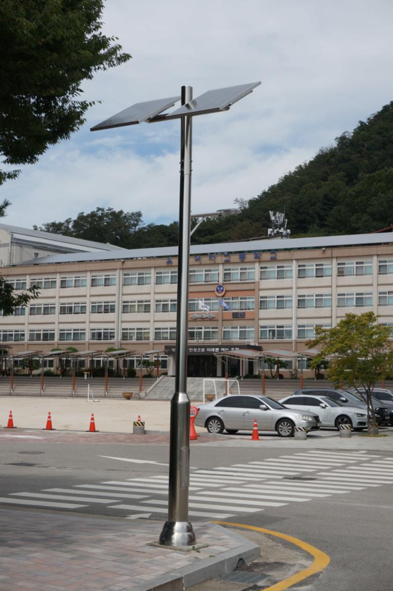 [LED 태양광등기구] 춘천 유봉여자고등학교 이미지